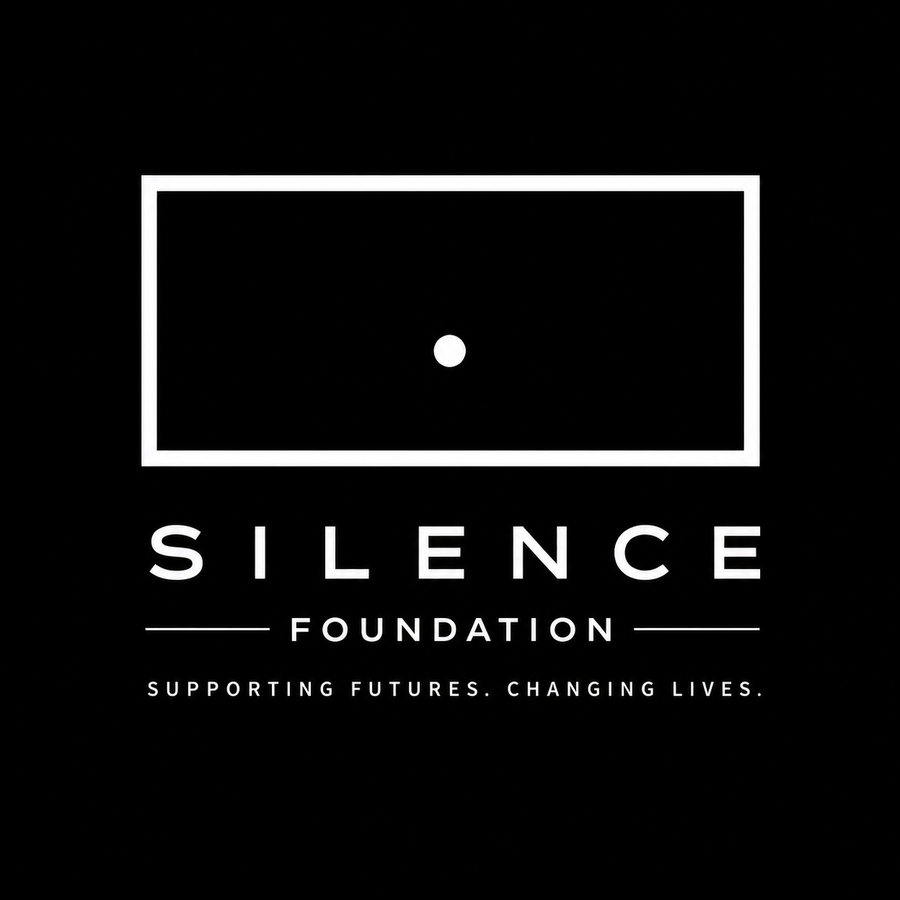 Silence Foundation logo with text Supporting Futures, Changing Lives